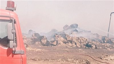 حريق يلتهم شونة كتان بالغربية والحماية المدنية تتدخل