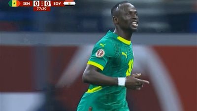 ساديو ماني يسجل الهدف الأول للسنغال فى شباك منتخب مصر