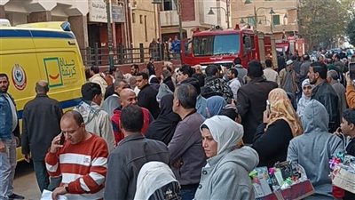 إخلاء مبنى ملحق بديوان عام محافظة المنوفية بعد نشوب حريق بالطابق الأرضي