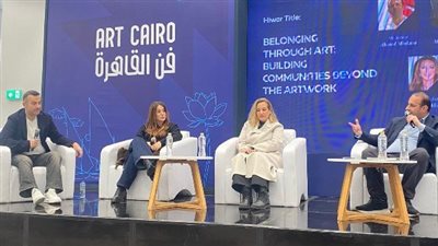 كندة علوش من المتحف الكبير: الفن درع للإنسانية.. وهدفي حماية أطفالي من 