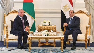 السيسي وملك الأردن يؤكدان الارتقاء بعلاقات البلدين في مختلف المجالات والتحضير للجنة العليا المشتركة