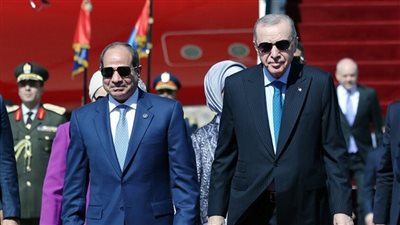 الرئيسان التركي والمصري 