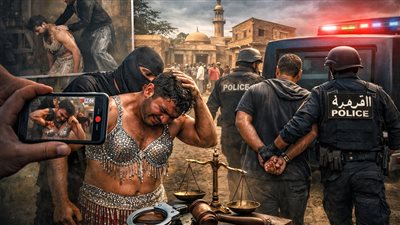 على طريقة «الأسطورة».. واقعة ميت عاصم تثير الجدل: إجبار شاب على لبس بدلة رقص