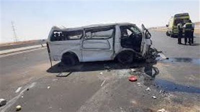 انقلاب ميكروباص - ارشيفية    