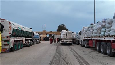 الهلال الأحمر المصري يُطلق قافلة «زاد العزة» 158 لدعم الأشقاء الفلسطينيين