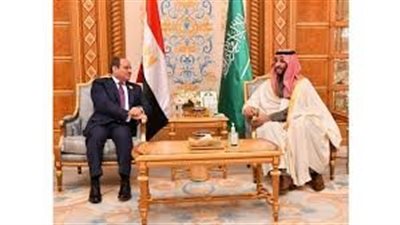 الرئيس السيسى يلتقى ولى العهد السعودى ويؤكد دعم مصر أمن واستقرار المنطقة