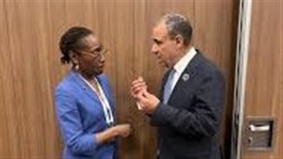 بدر عبد العاطي يبحث مع رئيسة 