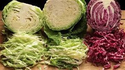 الملفوف الأخضر والأحمر    
