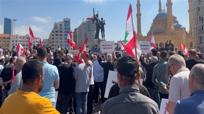 لبنان.. مظاهرات احتجاجية وسط بيروت تنديدا بالحرب الإسرائيلية 