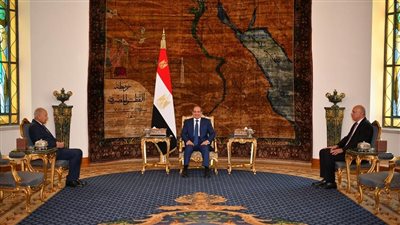 الرئيس السيسي يستقبل أمين عام جامعة الدول العربية.. ويشيد بفترة توليه المنصب