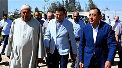 مدبولي يتفقد مزرعة 