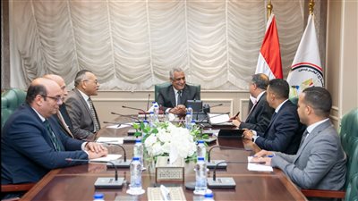وزير  الإنتاج الحربي يبحث مع 