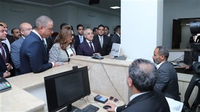 وزيرا العدل والتنمية المحلية يشهدان تشغيل فرع توثيق الودي بالصف