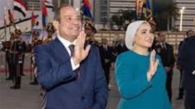 السيدة انتصار السيسى: من أرض النيل نرحب بكل محبة بالرئيس الصينى وقرينته