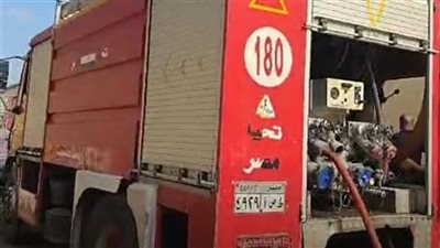 إصابة 8 أشخاص في حريق هائل اندلع بمصنع أحذية بالقنطرة غرب