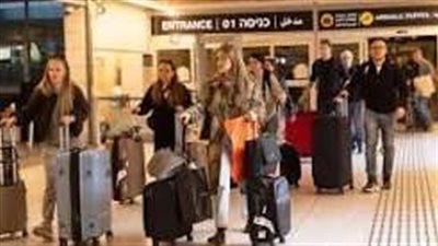 إسرائيليون في مطار بن جوريون