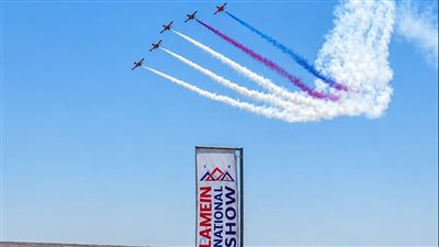 إشادة دولية واسعة وإقبال مكثف وعروض جوية مبهرة بمعرض العلمين الدولى للطيران والفضاء (EIAS-2026) فى نسخته الثانية