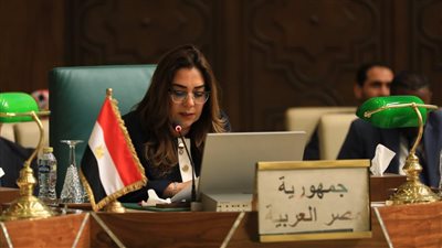 وزيرة التنمية المحلية تلقي كلمة مصر في افتتاح الدورة (37) لمجلس الوزراء العرب المسؤولين عن شؤون البيئة