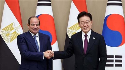 رئيس كوريا الجنوبية والرئيس السيسي