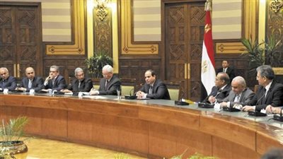 انتهاء اجتماع السيسي مع رؤساء الجامعات