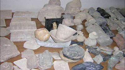 ضبط كميات كبيرة من الآثار بالمنيا