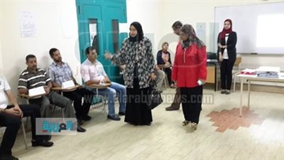 وكيل تعليم بورسعيد تتابع سير تدريب 