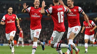 تشكيل هجومي لأرسنال أمام دينامو زغرب بدوري الأبطال