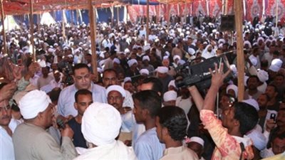 مرشح برلماني ينهي خصومة ثأرية عمرها ثمانية أعوام بالفيوم