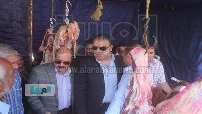 بالصور.. محافظ الفيوم يأمر بضبط جزار لحوم مدعمة بتهمة التلاعب