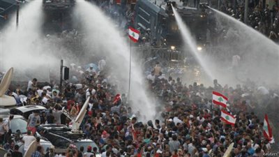 الصليب الأحمر اللبناني: إصابة 26 خلال مظاهرات وسط بيروت اليوم