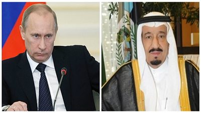 بوتين والملك سلمان يبحثان هاتفيًا الوضع في سوريا وقضايا الشرق الأوسط 