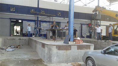 اقتراب تسليم مبنى الفرز والتوزيع والتغليف بالعبور