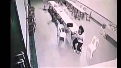 بالفيديو.. شبح يهاجم امرأة في فندق بتركيا