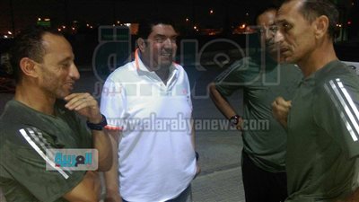 بالصور .. الإسماعيلي يخوض مرانه المسائي على ملعب الأهلي 