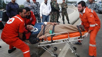الصليب الأحمر اللبناني: نقل 39 للمستشفيات أصيبوا في اشتباكات ببيروت
