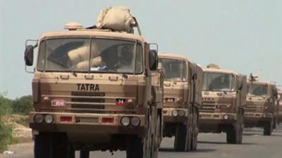 إمدادات عسكرية للتحالف عبر مأرب باليمن