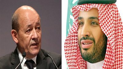 ولي ولي العهد السعودي ووزير دفاع فرنسا يبحثان التعاون العسكري