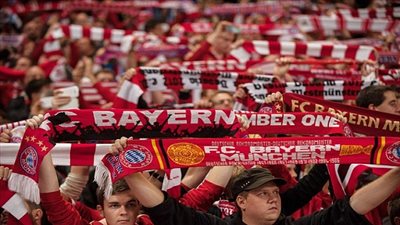 جمهور بايرن ميونيخ يقاطع مباراة آرسنال لخمس دقائق بسبب أسعار التذاكر