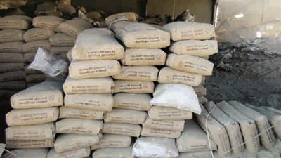 ضبط طنَّيْ أسمنت مجهولا المصدر بالمنوفية