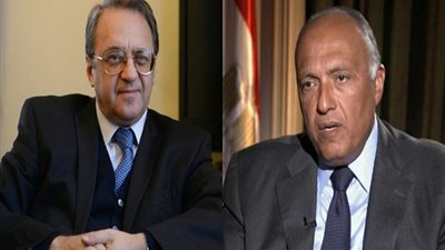 الخارجية: لقاء شكري وبوجدانوف عكس توافق الرؤى حول سوريا