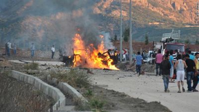 مقتل وإصابة 5 جنود أتراك في تفجير بمدينة 
