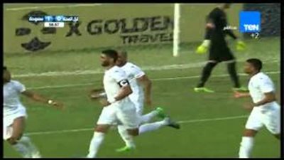 بالفيديو.. سموحة يهزم غزل المحلة بهدف العجيزي